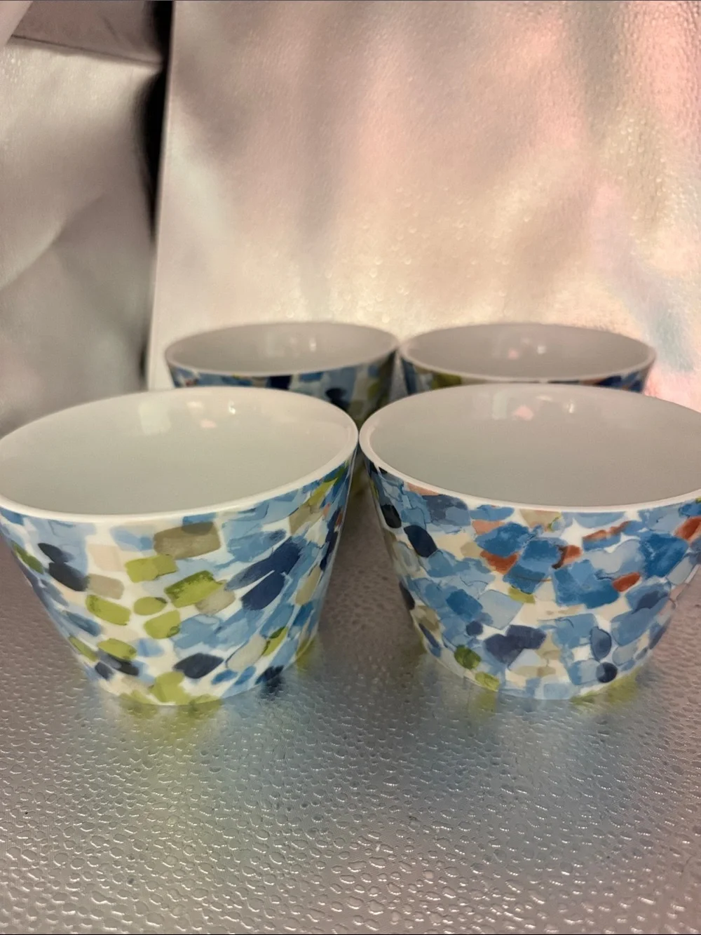 222fifth Selena Blue Porcelain Bowls